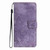 iPhone 17 Skin-feel Embossed Butterfly Leather Phone Case - Purple iPhone 17 Skin-feel Embossed Butterfly Leather Phone Case - Purple