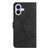 iPhone 17 Skin-feel Stitching Leather Phone Case - Black iPhone 17 Skin-feel Stitching Leather Phone Case - Black