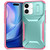 iPhone 17 Sliding Camshield Phone Case - Pink + Grey Green iPhone 17 Sliding Camshield Phone Case - Pink + Grey Green