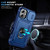 iPhone 17 Sliding Camshield TPU + PC Phone Case with Holder - Navy Blue