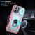iPhone 17 Sliding Camshield TPU + PC Phone Case with Holder - Pink+Green