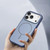 iPhone 17 Solid Color Magnetic MagSafe Frosted Phone Case - Black