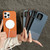 iPhone 17 Stitching Cloth MagSafe Magnetic PC Hybrid PU Phone Case - Dark Brown iPhone 17 Stitching Cloth MagSafe Magnetic PC Hybrid PU Phone Case - Dark Brown