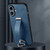 iPhone 17 SULADA Tide Cool Series PC Hybrid Leather Texture Skin Feel Phone Case - Blue iPhone 17 SULADA Tide Cool Series PC Hybrid Leather Texture Skin Feel Phone Case - Blue