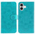 iPhone 17 Sun Mandala Embossing Leather Phone Case - Blue iPhone 17 Sun Mandala Embossing Leather Phone Case - Blue