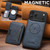 iPhone 17 Suteni M3 Card Chlo bag MagSafe Cowhide Texture Leather Phone Case - Blue iPhone 17 Suteni M3 Card Chlo bag MagSafe Cowhide Texture Leather Phone Case - Blue