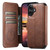 iPhone 17 Suteni Q05 2-in-1 Multi-function Detachable Wallet MagSafe Phone Case - Brown