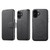 iPhone 17 Suteni Q05 2-in-1 Multi-function MagSafe Wallet Litchi Leather Phone Case - Black