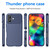 iPhone 17 Thunderbolt Shockproof Soft TPU Phone Case - Blue iPhone 17 Thunderbolt Shockproof Soft TPU Phone Case - Blue