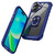 iPhone 17 TPU + PC Lens Protection Phone Case with Ring Holder - Blue iPhone 17 TPU + PC Lens Protection Phone Case with Ring Holder - Blue
