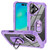 iPhone 17 TPU + PC Lens Protection Phone Case with Ring Holder - Purple iPhone 17 TPU + PC Lens Protection Phone Case with Ring Holder - Purple