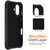 iPhone 17 Wave Texture MagSafe Magnetic Liquid Silicone Phone Case - Black