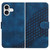 iPhone 17 YX0060 Elephant Head Embossed Phone Leather Case with Lanyard - Royal Blue
