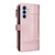 Samsung Galaxy A16 5G / A26 5G Crossbody Strap RFID Blocking Zipper Wallet Leather Phone Case - Rose Gold Samsung Galaxy A16 5G / A26 5G Crossbody Strap RFID Blocking Zipper Wallet Leather Phone Case - Rose Gold