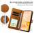 Samsung Galaxy A16 5G / A26 5G Embossed Heart Dog RFID Blocking Wallet Leather Phone Case - Brown