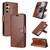 Samsung Galaxy A16 5G AZNS Sheepskin Texture Flip Leather Phone Case - Brown