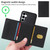 Samsung Galaxy A16 5G BETOPNICE Horizontal Flip Detachable MagSafe Wallet Phone Case - Black