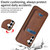 Samsung Galaxy A16 5G BETOPNICE Vertical Flip Detachable MagSafe Wallet Phone Case - Brown