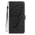 Samsung Galaxy A16 5G Butterfly Flutter Pattern Embossed Leather Phone Case - Black