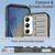Samsung Galaxy A16 5G Capsule Series Candy Color IMD Phone Case - Transparent Grey
