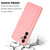 Samsung Galaxy A16 5G Card Slot Design Shockproof TPU Phone Case - Pink Samsung Galaxy A16 5G Card Slot Design Shockproof TPU Phone Case - Pink