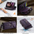 Samsung Galaxy A16 5G CaseMe C39 RFID Blocking Zipper Wallet Leather Phone Case with Crossbody Strap - Purple