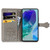 Samsung Galaxy A16 5G Cat and Dog Embossed Leather Phone Case - Gray Samsung Galaxy A16 5G Cat and Dog Embossed Leather Phone Case - Gray