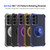 Samsung Galaxy A16 5G CD Texture 360 Degree Rotating Holder MagSafe Phone Case - Purple Samsung Galaxy A16 5G CD Texture 360 Degree Rotating Holder MagSafe Phone Case - Purple