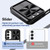 Samsung Galaxy A16 5G Clear Acrylic + PC + TPU Lens Sliding Cover Full Coverage Phone Case - Black Samsung Galaxy A16 5G Clear Acrylic + PC + TPU Lens Sliding Cover Full Coverage Phone Case - Black