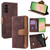 Samsung Galaxy A16 5G Color Stitching Skin Feel Leather RFID Blocking Phone Case - Brown Samsung Galaxy A16 5G Color Stitching Skin Feel Leather RFID Blocking Phone Case - Brown