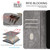 Samsung Galaxy A16 5G Color Stitching Skin Feel Leather RFID Blocking Phone Case - Grey Samsung Galaxy A16 5G Color Stitching Skin Feel Leather RFID Blocking Phone Case - Grey