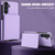 Samsung Galaxy A16 5G Crossbody Dual-buckle Wallet RFID Back Leather Phone Case - Light Purple