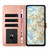 Samsung Galaxy A16 5G Daisy Embossed Leather Phone Case - Rose Gold
