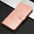 Samsung Galaxy A16 5G Daisy Embossed Leather Phone Case - Rose Gold