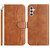 Samsung Galaxy A16 5G Dual-Folded S-shape Leather Phone Case - Brown Samsung Galaxy A16 5G Dual-Folded S-shape Leather Phone Case - Brown