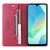 Samsung Galaxy A16 5G GQUTROBE G01 RFID Anti-theft Leather Phone Case - Red