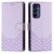 Samsung Galaxy A16 5G Honeycomb Embossing RFID Leather Phone Case - Light Purple Samsung Galaxy A16 5G Honeycomb Embossing RFID Leather Phone Case - Light Purple