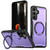 Samsung Galaxy A16 5G kalebol Metal 360 Degree Rotation Holder MagSafe Phone Case - Purple