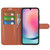 Samsung Galaxy A16 5G Litchi Texture Horizontal Flip Leather Phone Case with Holder - Brown