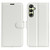 Samsung Galaxy A16 5G Litchi Texture Horizontal Flip Leather Phone Case with Holder - White
