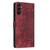 Samsung Galaxy A16 5G Mandala Embossed Retro Frosted Leather Phone Case - Red