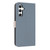 Samsung Galaxy A16 5G Metal Bow Leather Phone Case with Hand Strap - Light Blue