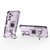 Samsung Galaxy A16 5G Metal Kickstand TPU Hybrid PC Phone Case - Purple Samsung Galaxy A16 5G Metal Kickstand TPU Hybrid PC Phone Case - Purple