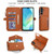 Samsung Galaxy A16 5G Multifunctional Wallet Detachable Leather Phone Case with Lanyard - Brown