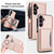 Samsung Galaxy A16 5G Multifunctional Wallet Detachable Leather Phone Case with Lanyard - Rose Gold