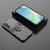 Samsung Galaxy A16 5G PC + TPU Shockproof Protective Phone Case with Magnetic Ring Holder - Black