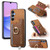 Samsung Galaxy A16 5G Retro Cross Leather Ring Horizontal Insert Card Bag MagSafe Phone Case - Brown Samsung Galaxy A16 5G Retro Cross Leather Ring Horizontal Insert Card Bag MagSafe Phone Case - Brown