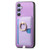 Samsung Galaxy A16 5G Retro Cross Leather Ring Side Insert Card Bag MagSafe Phone Case - Purple