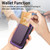 Samsung Galaxy A16 5G Retro Magsafe Card Bag PU Back Cover Phone Case - Purple