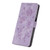 Samsung Galaxy A16 5G Rose Flower Embossing Pattern Leather Phone Case - Light Purple